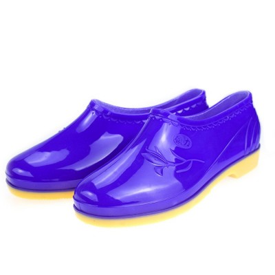 厂家批发 新款元宝雨鞋 女士低筒时尚雨靴水鞋 成人低帮雨鞋