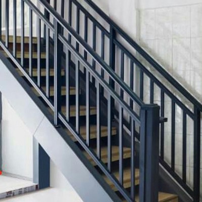 别墅楼梯护栏 护栏扶手定制 生产供应 现代简约风格 静电喷涂