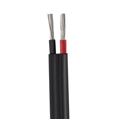 双芯光伏线PV1-F光伏电缆太阳能光伏线红黑线2*4光伏直流线