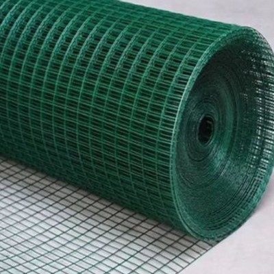 浸塑电焊网 喷塑绿网 PVC养殖圈山林地养鸡铁丝网卷